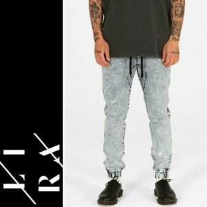 👖Acid Wash Denim Jogger NWOT